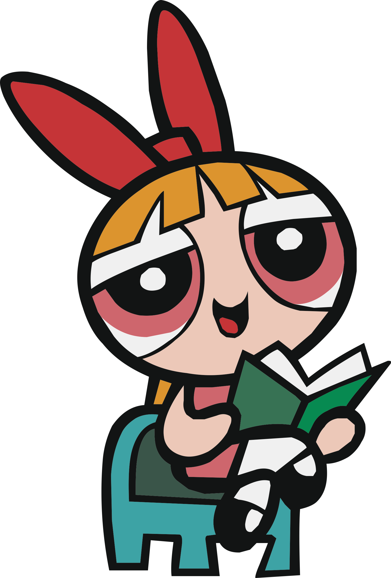 Powerpuff Girls 11 Technical Outline Drawing Svg Vector Free Vectors